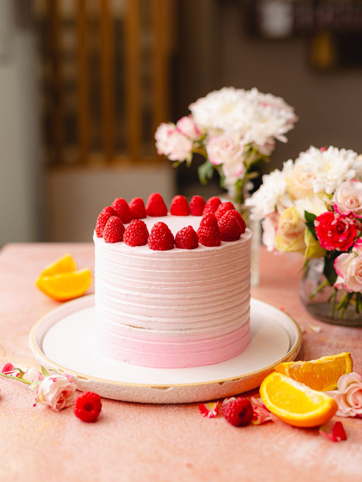 Orange & Cherry Cake