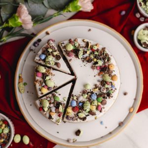 Mini Easter Egg Cheesecake