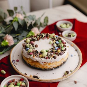 Mini Easter Egg Cheesecake