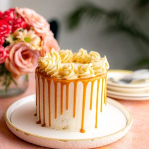 Vanilla Salted Caramel Cake
